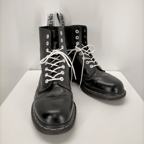 ドクターマーチン Dr.Martens 8ホールブーツ ホワイトステッチ ユニセックス メンズ UK8