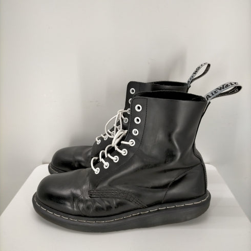 ドクターマーチン Dr.Martens 8ホールブーツ ホワイトステッチ ユニセックス メンズ UK8