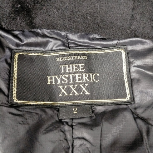 ジィ ヒステリック トリプルエックス Thee Hysteric XXX 裏地キルティング フーデッド ジップアップ ジャケット メンズ JPN:2