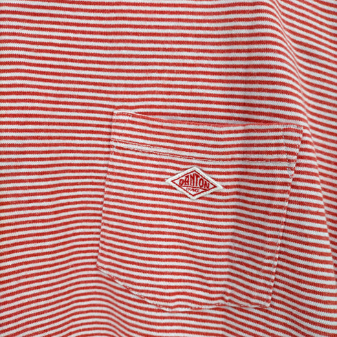ダントン DANTON 胸ポケット ボーダーTシャツ レディース JPN:36
