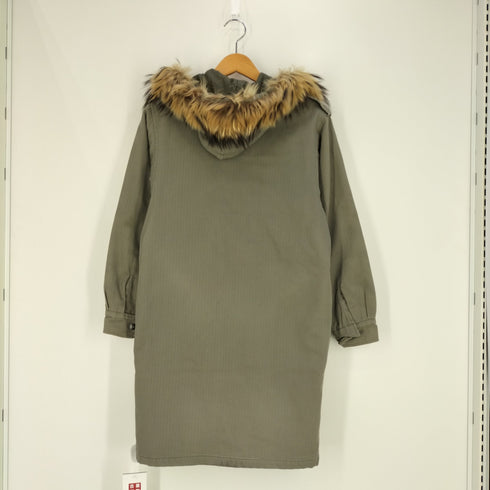 アーペーセー A.P.C. フランス製 ファーフードモッズコート メンズ import:M