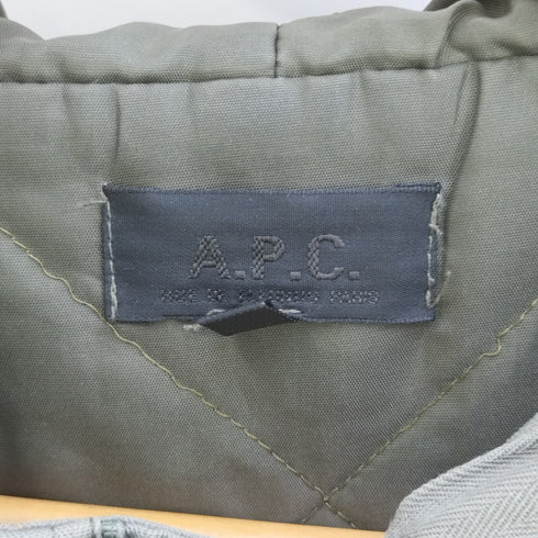 アーペーセー A.P.C. フランス製 ファーフードモッズコート メンズ import:M