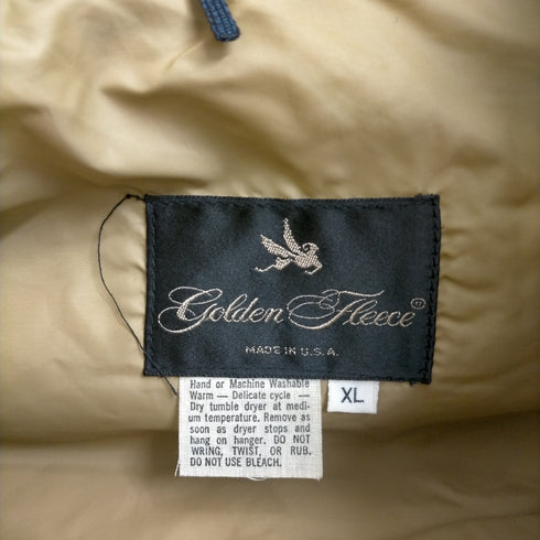 ゴールデンフリース GOLDEN FLEECE USA製 中綿ベスト メンズ JPN:XL