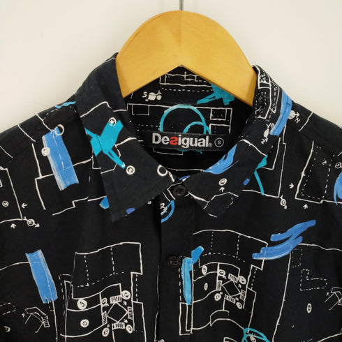 デジグアル Desiqual 総柄シャツ メンズ import:S