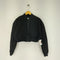 ザラ ZARA DENIM CROPPED PUFFER JACKET レディース M