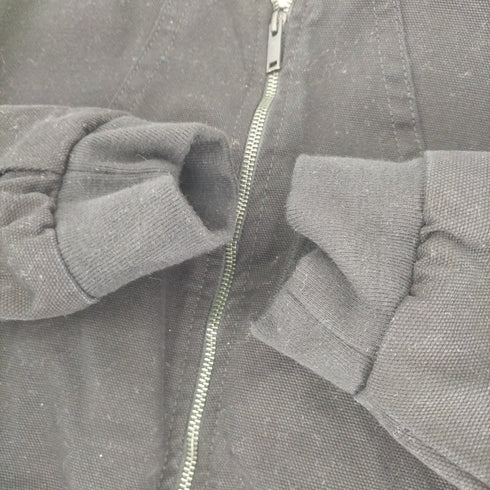 ザラ ZARA DENIM CROPPED PUFFER JACKET レディース M
