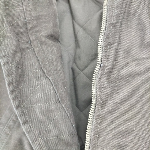 ザラ ZARA DENIM CROPPED PUFFER JACKET レディース M