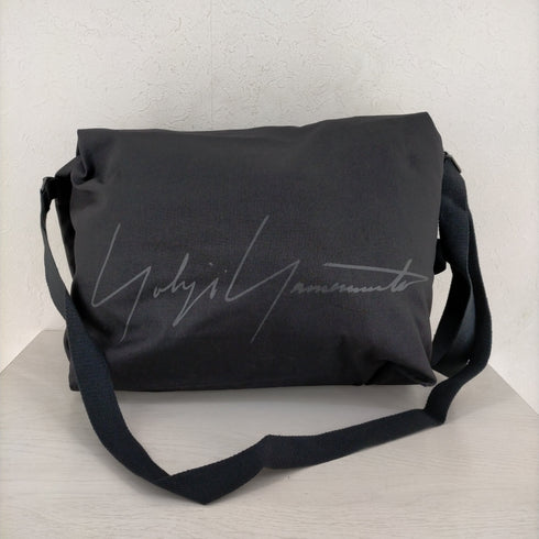 ヨウジヤマモト Yohji Yamamoto ロゴショルダーバッグ メンズ