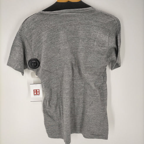 USA製 2枚タグ SUPERMAN ロゴ Tシャツ しみこみプリント コピーライト1977 レーヨン混 シングルステッチ メンズ import:M