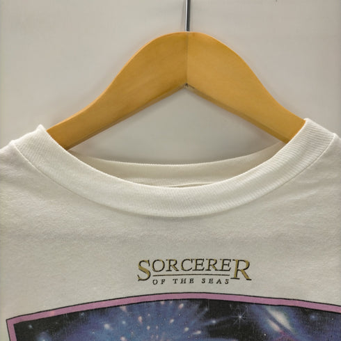 90S USA製 2枚タグ キャラクター プリント Tシャツ SORCERER OF THE SEAS LASSEN メンズ import:S