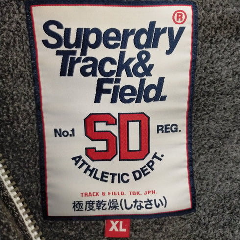 スーパードライ SUPERDRY Track & Field Zip Hoodie メンズ XL