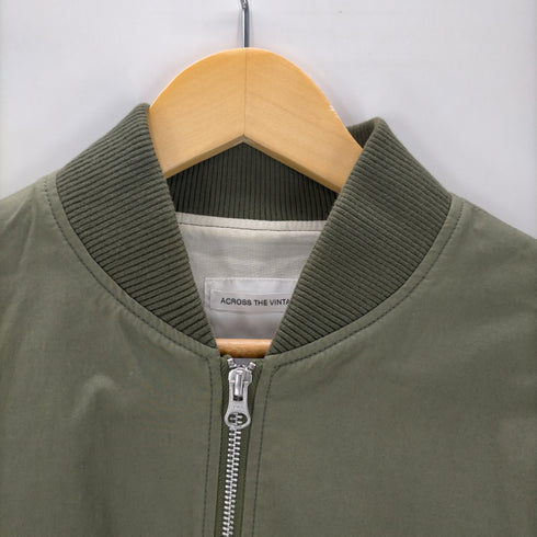 アクロスザヴィンテージ ACROSS THE VINTAGE MA-1 ジップアップブルゾン メンズ 9