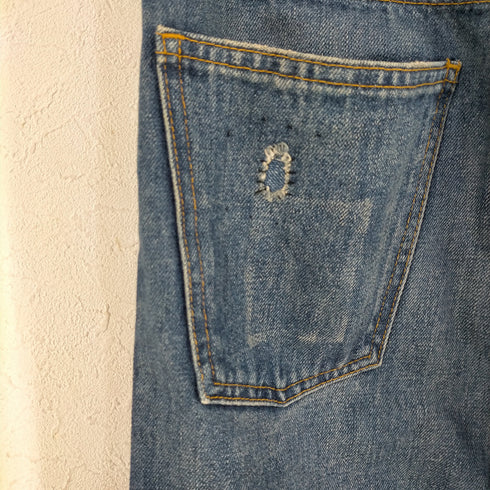リペア加工 デニムパンツ メンズ