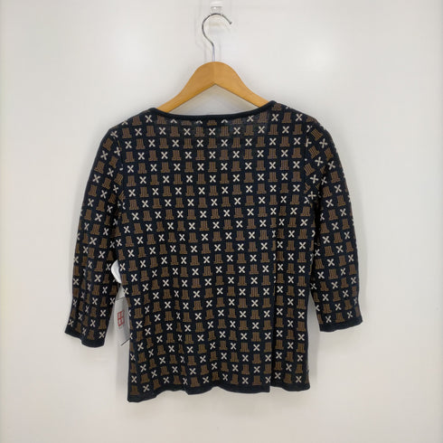 ランバンコレクション LANVIN COLLECTION ウール混 総柄 レーヨンニットソー レディース JPN:40