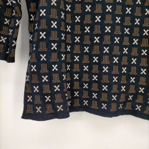 ランバンコレクション LANVIN COLLECTION ウール混 総柄 レーヨンニットソー レディース JPN:40