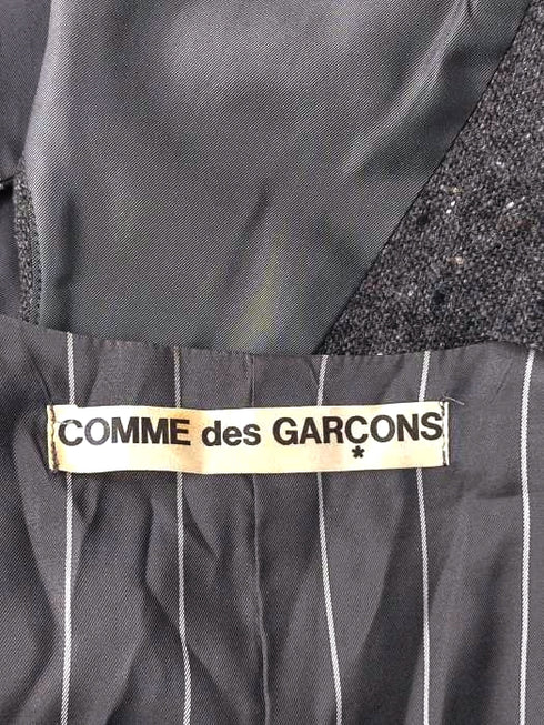 コムデギャルソン COMME des GARCONS 70S 初期タグ ウール×キュプラ 切替ジレ レディース