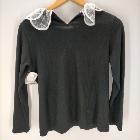 her. レースカラー 長袖Tシャツ レディース 1