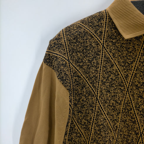 BAN-LON ヴィンテージ ナイロン S/S ニット ポロ メンズ import:L