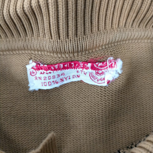 BAN-LON ヴィンテージ ナイロン S/S ニット ポロ メンズ import:L