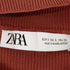 ザラ ZARA フロントホック リブニットワンピース レディース import:S