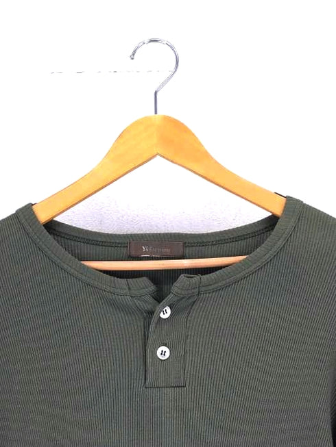 ワイズフォーメン Ys for men 90s ヘンリーネックカットソー メンズ
