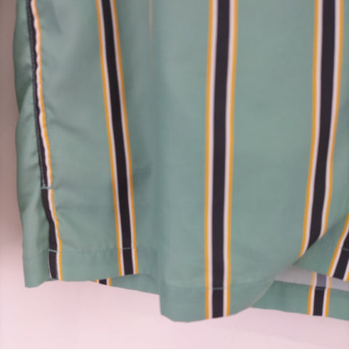 ハフ HUF OPEN COLLAR STRIPE SHIRTS メンズ L