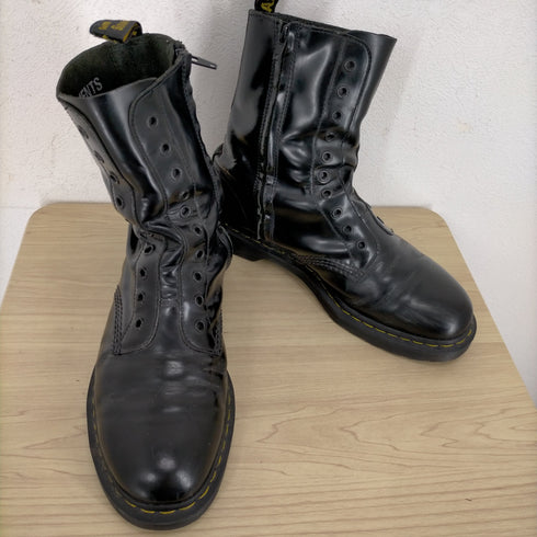 ヴェトモン VETEMENTS 1480VTM BORDER LINE FAKE ダメージ加工サイドジップブーツ メンズ US10.5