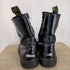 ヴェトモン VETEMENTS 1480VTM BORDER LINE FAKE ダメージ加工サイドジップブーツ メンズ US10.5