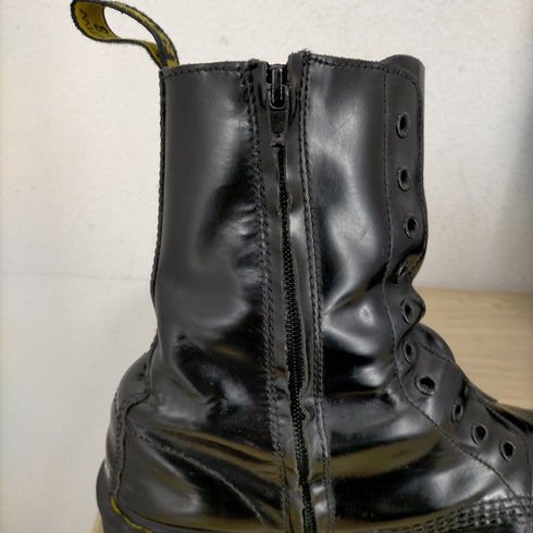 ヴェトモン VETEMENTS 1480VTM BORDER LINE FAKE ダメージ加工サイドジップブーツ メンズ US10.5