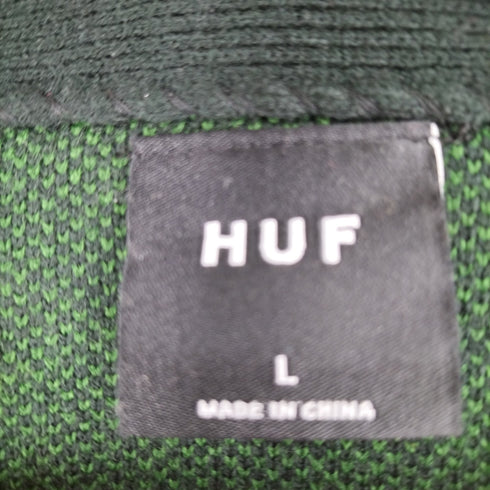 ハフ HUF CROWN CARDIGAN メンズ L