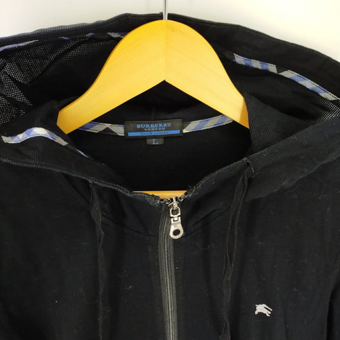 バーバリーブルーレーベル BURBERRY BLUE LABEL メッシュS/Sジップアップパーカー レディース JPN:L