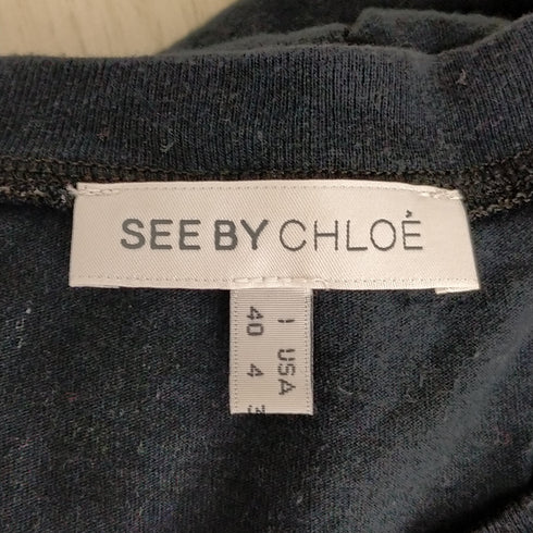 シーバイクロエ SEE BY CHLOE ダブルポケット ロングスリーブTシャツ レディース 4