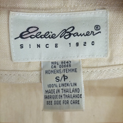 エディーバウアー Eddie Bauer リネンベスト ジレ メンズ JPN:S