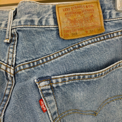 リーバイス Levis 90s 503 ボタン裏J22 ジップフライデニムパンツ メンズ W33L36
