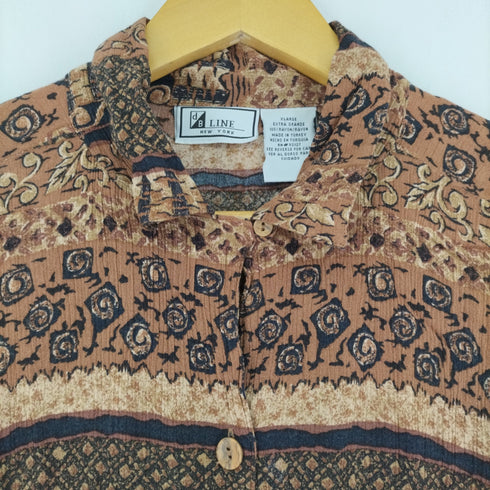 総柄半袖シャツ メンズ JPN:XL