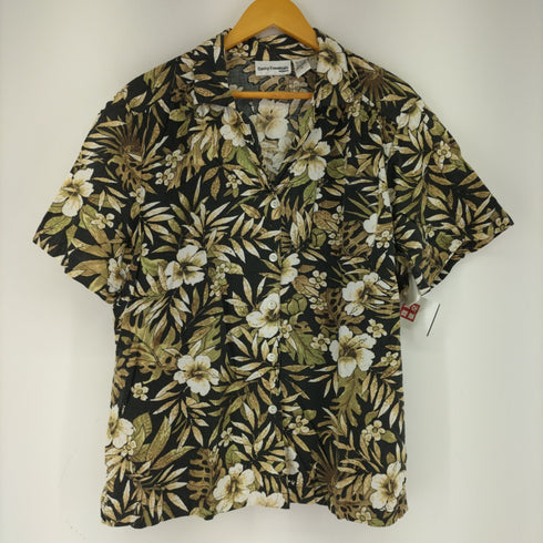 Cathy Essentials WOMAN 開襟花総柄シャツ メンズ 1X