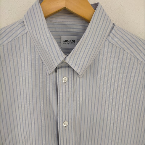 アルマーニコレツィオーニ ARMANI COLLEZIONI ストライプシャツ メンズ FR:40