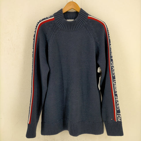 トミージーンズ tommy jeans コットンアクリル ロゴスリーブ モックネックニット メンズ JPN:M