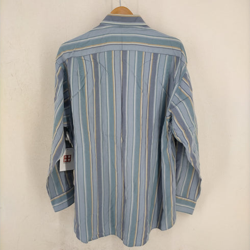 ピエールバルマン Pierre Balmain レーヨンシルク ストライプシャツ メンズ JPN:L