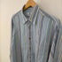 ピエールバルマン Pierre Balmain レーヨンシルク ストライプシャツ メンズ JPN:L