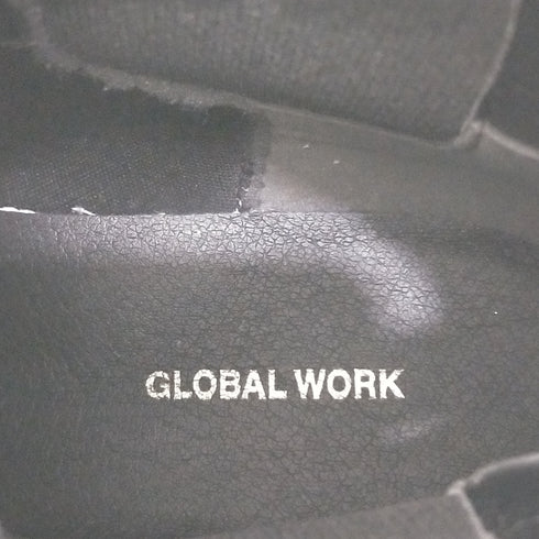 グローバルワーク GLOBAL WORK らくっション厚底サイドゴアブーツ レディース M