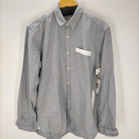 オリバースペンサー Oliver Spencer Organic ストライプシャツ メンズ 15.5
