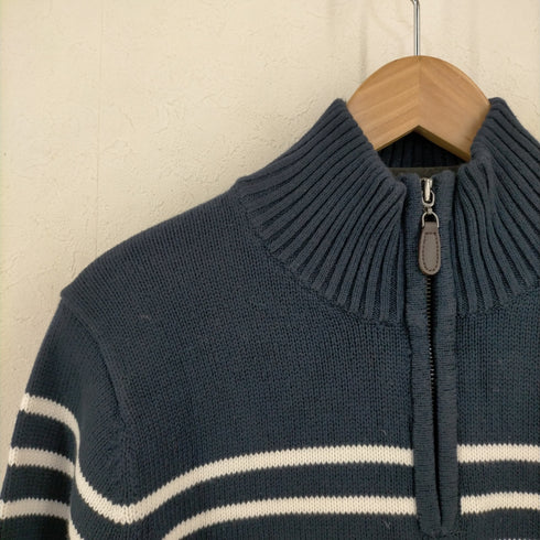 エルエルビーン L.L.Bean コットン ハーフジップハイネックニット メンズ JPN:S