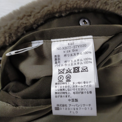 ケイビーエフ KBF リバーシブルショートブルゾン レディース ONE SIZE