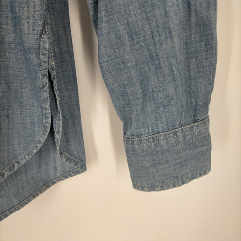 ウールリッチ WOOLRICH USA製 復刻タグ シャンブレー B.Dシャツ メンズ import:XS