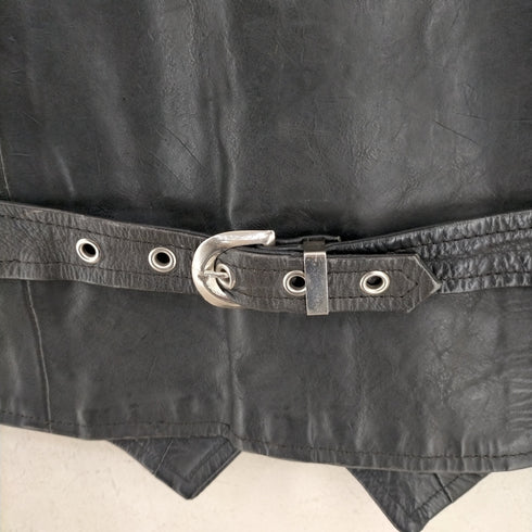 アルコロウ ulcolow カウレザーベスト メンズ M~L