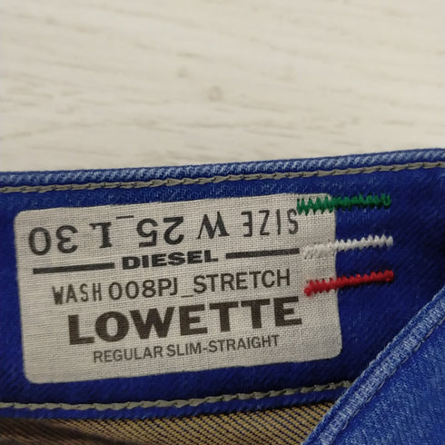 ディーゼル DIESEL LOWETTE スキニーデニムパンツ レディース 25