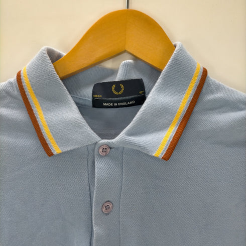 フレッドペリー FRED PERRY 英国製 襟ライン ポロシャツ メンズ 42