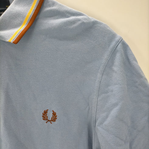 フレッドペリー FRED PERRY 英国製 襟ライン ポロシャツ メンズ 42