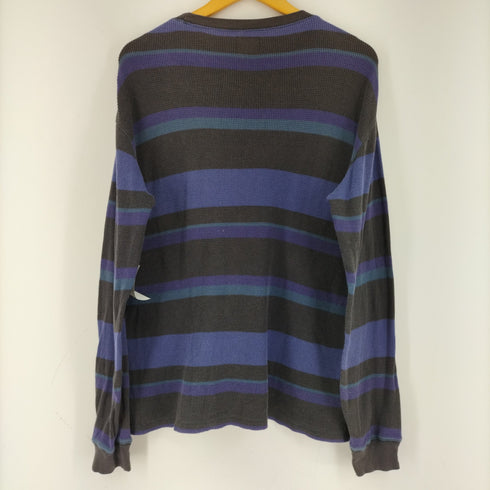 ステューシー Stussy ボーダーサーマルロンT メンズ M